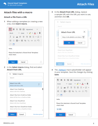 Attach files