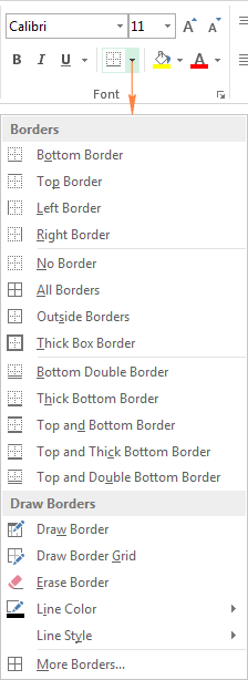 A quick way to add cell borders