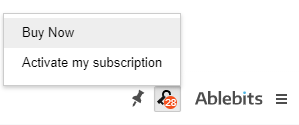 You can order a subscription straight from the add-on.