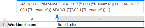 A formula to get the workbook name