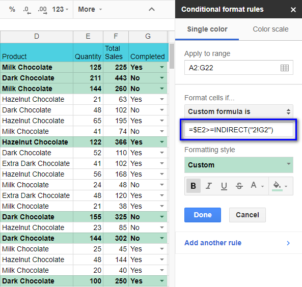 use INDIRECT function to refer to cells in other sheets