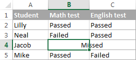 The text is displayed across two cells, but the cells are not merged.