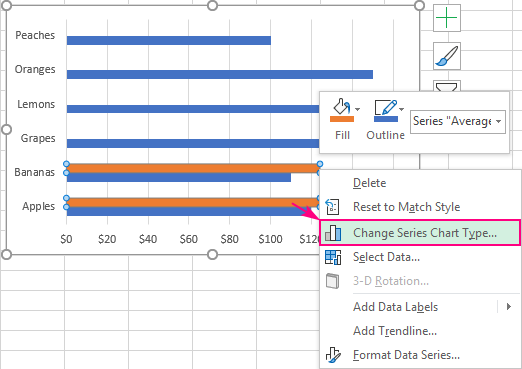 Change Series Chart Type