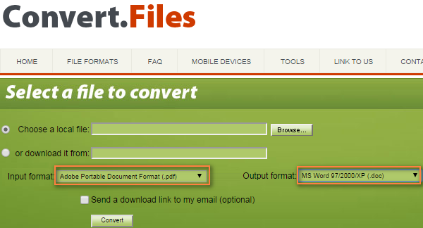 Convert.Files - free online file converter