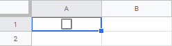 A little square that automatically copies the cell till the end of the column.