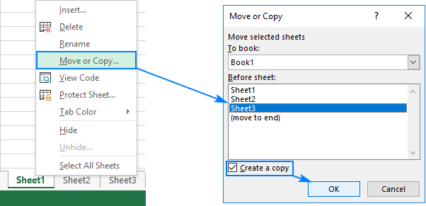 Duplicate a sheet by right-clicking it.