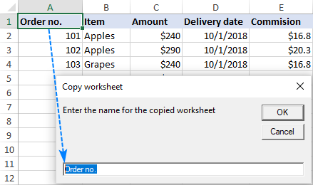 Excel macro to copy sheet and rename based on cell value