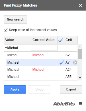 Apply the correct value to other nodes within the group.