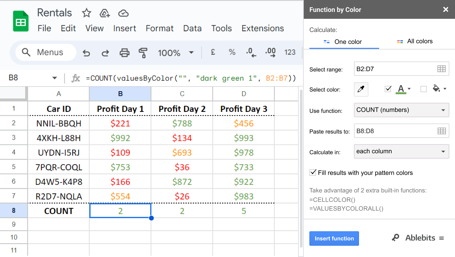 Elevate COUNTIF with a twist — count by font color effortlessly.