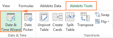 Date & Time Wizard for Excel