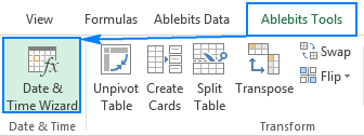 Date &amp; Time Formula Wizard for Excel