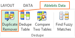 Duplicate Remover wizard - advanced search for duplicates in Excel