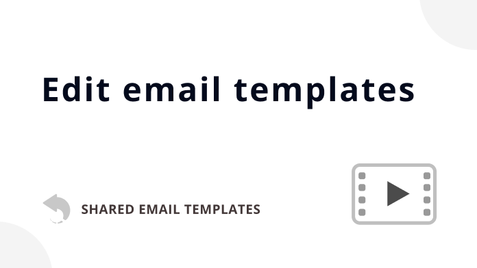 Video: How to edit email templates