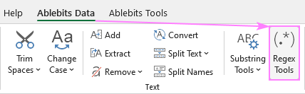 Regex Tools for Excel