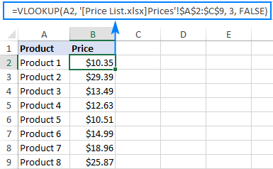 VLOOKUP from another workbook.