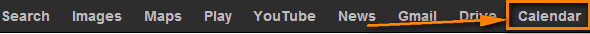 Log into your Google account and click Calendar on the Google bar.