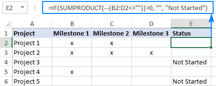 If all cells in a range are blank, then do something