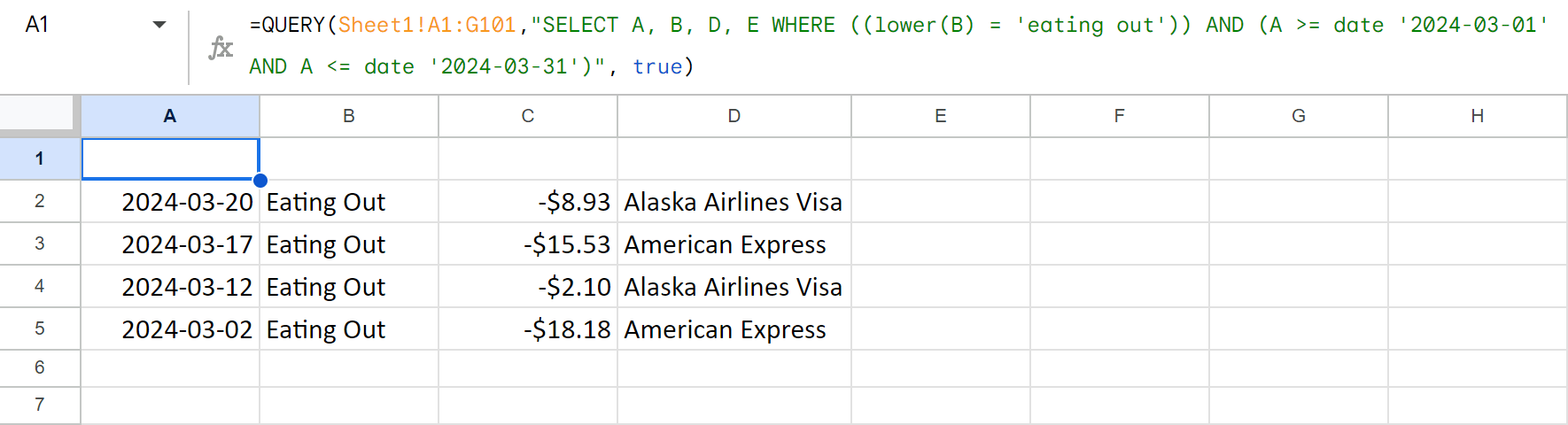 Automatically split Google sheets with a ready-made formula.