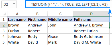 Join cells supplying different delimiters in an array constant.