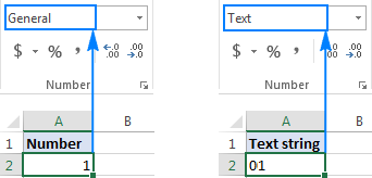 Keep leading zeros in Excel.