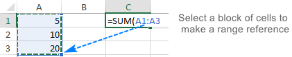 Creating a range reference