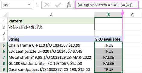 Matching multiple cells in Excel 2019 and earlier