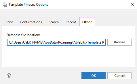 The file path.