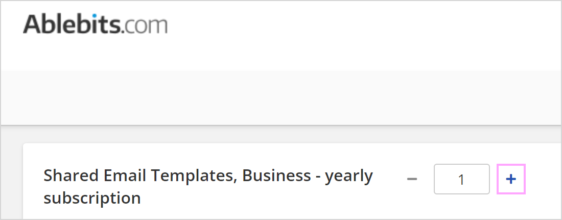 Change the number of license seats you're going to purchase.