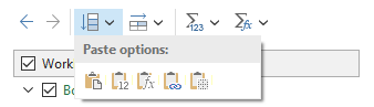 Paste same cell values in a column.