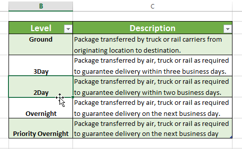 Point to one of the cell borders and right-click to grab the cell.