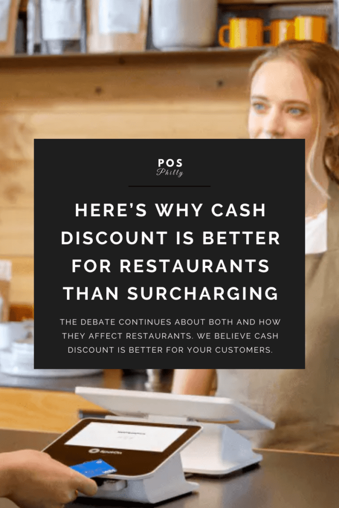 cash discounting is better than credit card surcharging according to POS Philly spoton pos