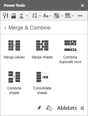 Merge & Combine in Power Tools.