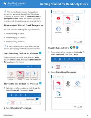 Getting started for read-only users