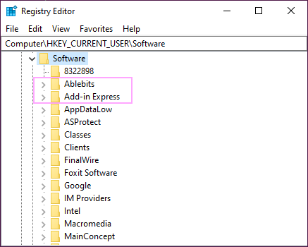 Open Registry Editor.