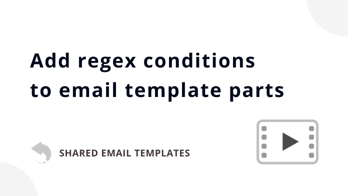 Video: How to add a regex condition to a template part