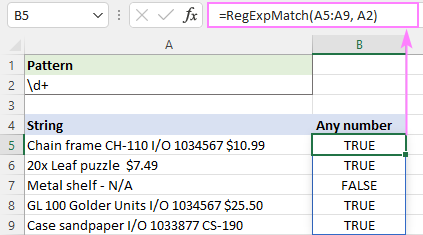 Regex to match any number