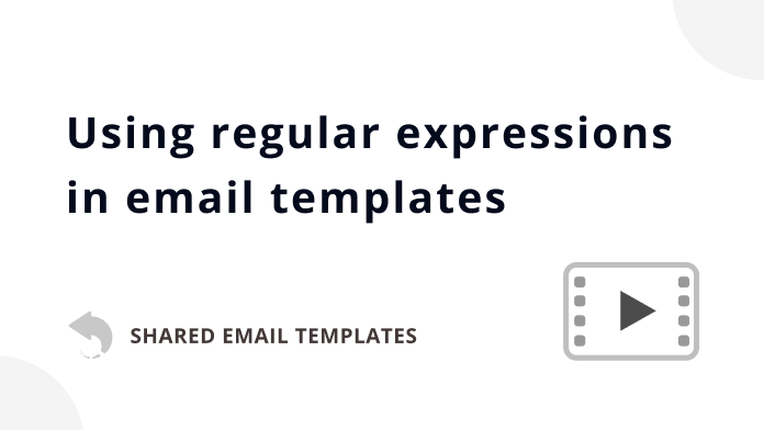 Video: How to use regular expressions in Outlook email templates