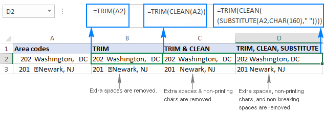 Removing non-breaking spaces