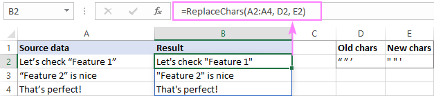 LAMBDA function to replace multiple characters