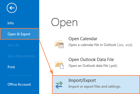 Restoring the pst backup in Outlook