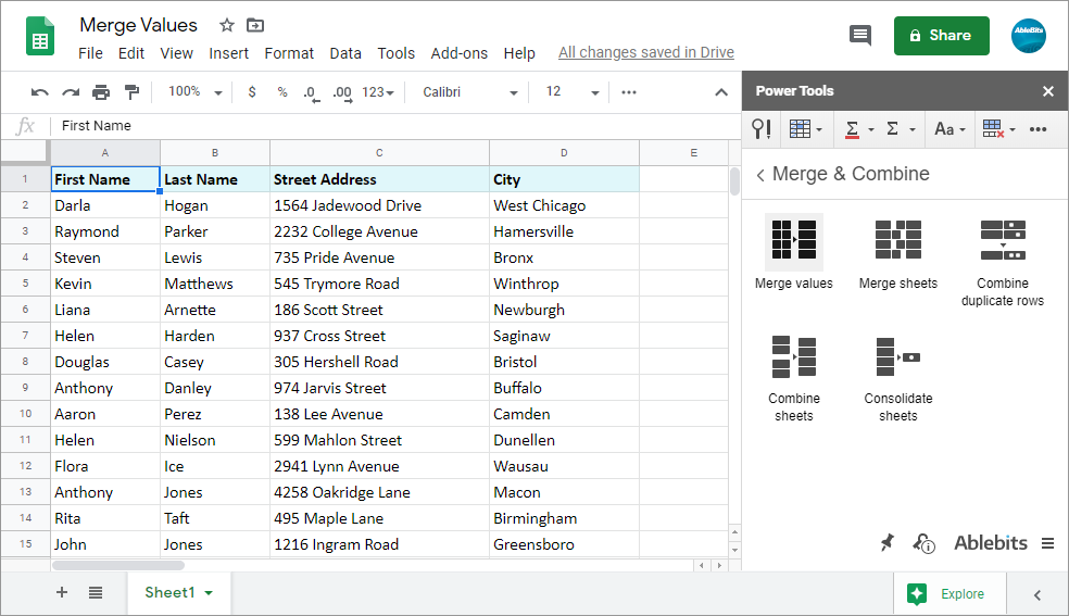 Find the add-on in Power Tools