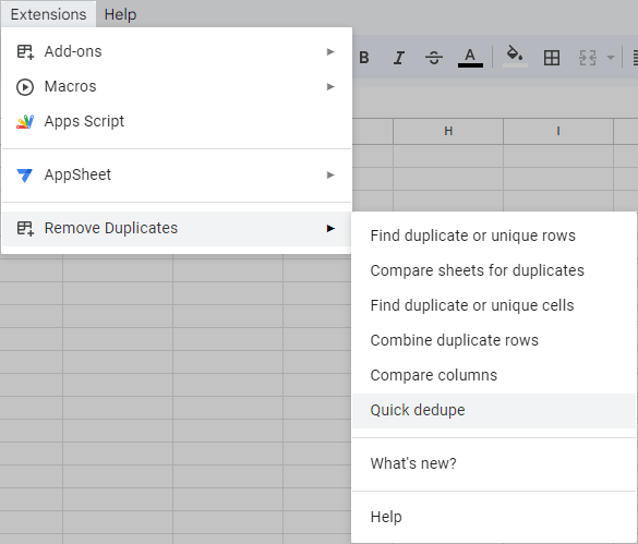 Run the add-on from the Google Sheets menu.