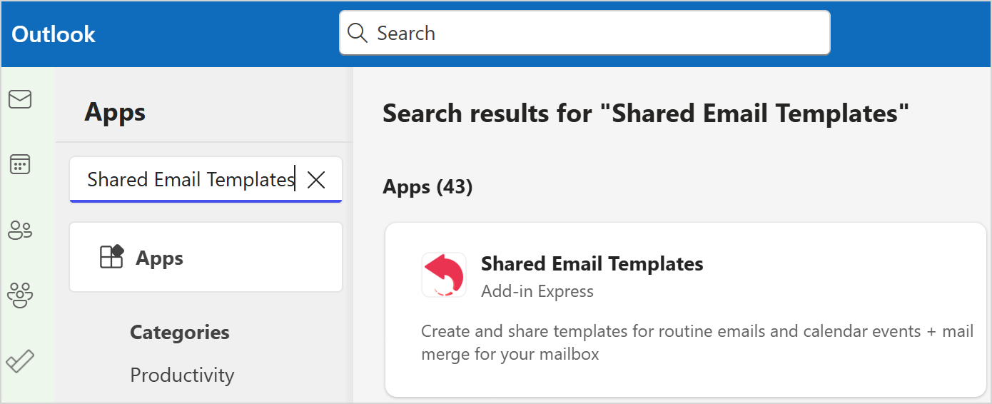 Select Shared Email Templates.