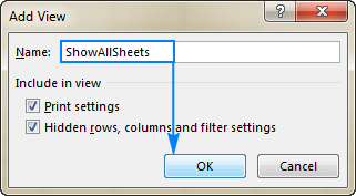 Creating ShowAllSheets view