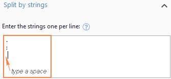 Splitting strings by 3 different delimiters