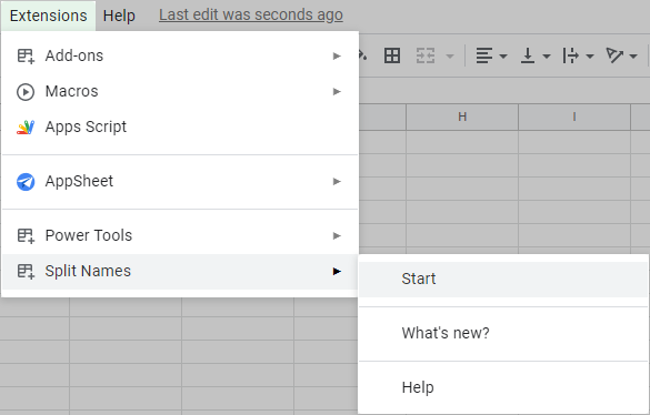 Run the add-on from the Google Sheets menu.