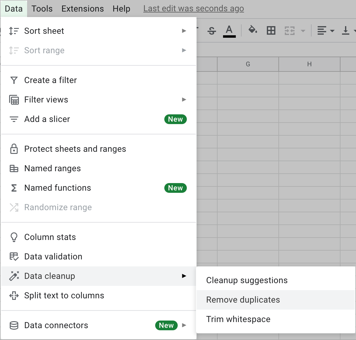 Run the standard Remove Duplicates.