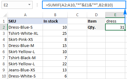 If a cell contains specific text, sum numbers in another column