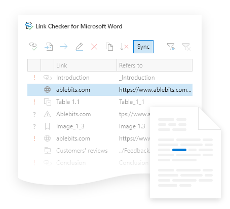 Smooth navigation through links