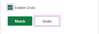 Enable Undo.